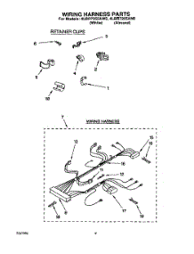 07 - Wiring Harness parts for Whirlpool Washer 4LBR7255AN0 from AppliancePartsPros.com
