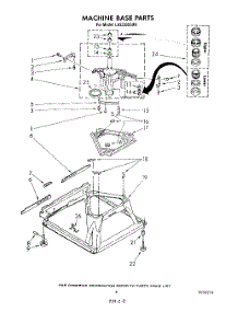 07 - Machine Base parts for Whirlpool Washer LA5330XSW1 from AppliancePartsPros.com