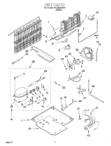 04 - Unit parts for Whirlpool Refrigerator 3XKVN490F00 from AppliancePartsPros.com
