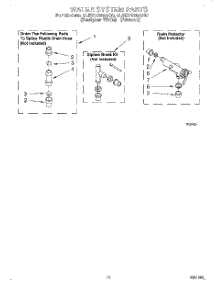 08 - Water System parts for Whirlpool Washer 3LBR7255AQ0 from AppliancePartsPros.com