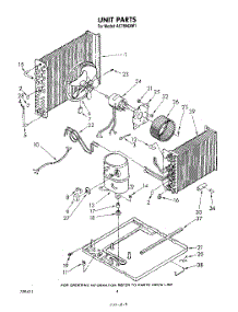 03 - Unit parts for Whirlpool Air Conditioner AC1804XM1 from AppliancePartsPros.com