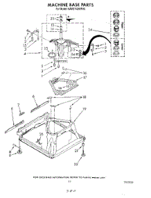 08 - Machine Base parts for Kitchenaid Washer KAWE742WAL0 from AppliancePartsPros.com