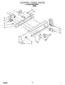 03 - Control Panel parts for Kitchenaid Washer KAWE770BWH1 from AppliancePartsPros.com