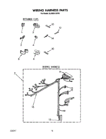 09 - Wiring Harness parts for Whirlpool Washer 3LA5801XXN0 from AppliancePartsPros.com