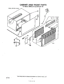 04 - Section parts for Whirlpool Air Conditioner AKFW1140 from AppliancePartsPros.com