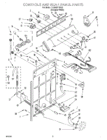 02 - Controls And Rear Panel parts for Whirlpool Washer 7LSR8244EQ0 from AppliancePartsPros.com