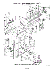 03 - Controls And Rear Panel parts for Whirlpool Washer LA6300XPW6 from AppliancePartsPros.com