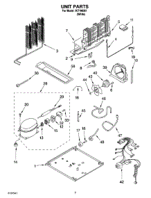 04 - Unit Parts parts for Whirlpool Refrigerator IKT196301 from AppliancePartsPros.com