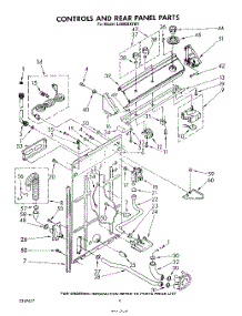 03 - Controls And Rear Panel parts for Whirlpool Washer LA6058XSW1 from AppliancePartsPros.com