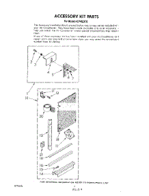 05 - Accessory Kit parts for Whirlpool Air Conditioner ACP492XT0 from AppliancePartsPros.com