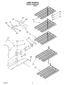 03 - Unit Parts parts for Whirlpool Freezer CP1961XLQ00 from AppliancePartsPros.com