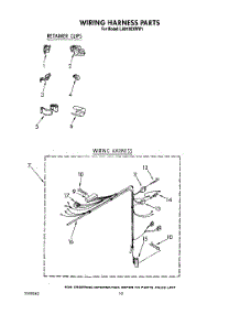 09 - Wiring Harness parts for Whirlpool Washer LA8100XWW1 from AppliancePartsPros.com