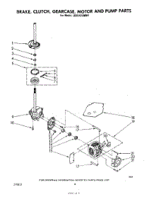 06 - Brake, Clutch, Gearcase, Motor And Pump parts for Whirlpool Washer LB5540XMN0 from AppliancePartsPros.com