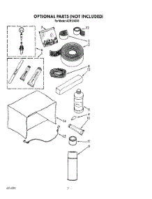 04 - Optional parts for Whirlpool Air Conditioner ACR124XX0 from AppliancePartsPros.com