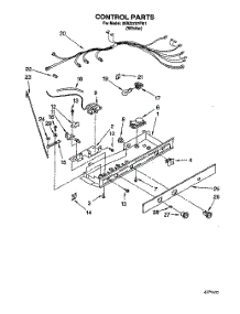 11 - Control parts for Whirlpool Refrigerator 3XRZ2727FI01 from AppliancePartsPros.com
