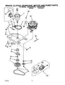 05 - Brake, Clutch, Gearcase, Motor & Pump parts for Whirlpool Washer LMV5243AN0 from AppliancePartsPros.com