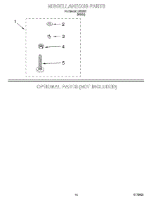 10 - Miscellaneous  Parts, Optional Parts (Not Included) parts for Whirlpool Washer IJ42001 from AppliancePartsPros.com