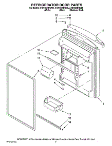 04 - Refrigerator Door Parts parts for Maytag Refrigerator ATB1932MRW00 from AppliancePartsPros.com