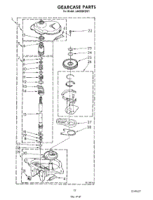 11 - Gearcase parts for Whirlpool Washer LA6058XSW1 from AppliancePartsPros.com
