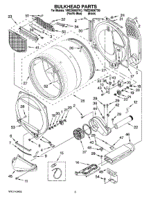 03 - Bulkhead Parts parts for Maytag Dryer YMED9800TK0 from AppliancePartsPros.com