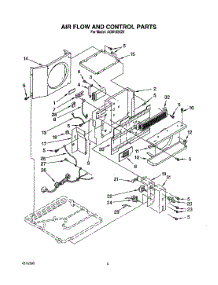 02 - Air Flow And Control parts for Whirlpool Air Conditioner ACM102XZ0 from AppliancePartsPros.com