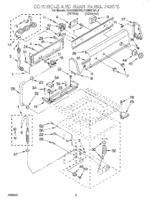 02 - Controls And Rear Panel parts for Whirlpool Washer RAM5243AL2 from AppliancePartsPros.com