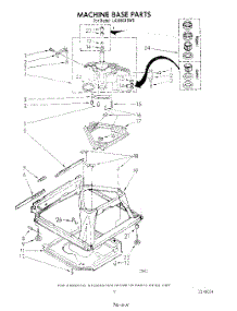 08 - Machine Base parts for Whirlpool Washer LA6800XSW0 from AppliancePartsPros.com