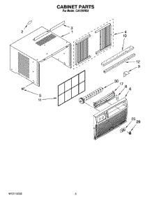 03 - Cabinet Parts parts for Whirlpool Air Conditioner CA12WRS2 from AppliancePartsPros.com