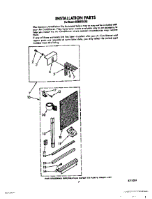 05 - Installation parts for Whirlpool Air Conditioner ACM072XX0 from AppliancePartsPros.com