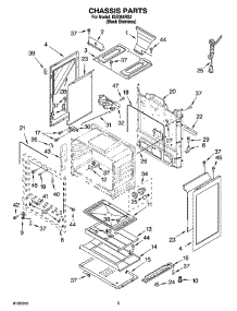04 - Chassis Parts parts for Whirlpool Range IGS365RS2 from AppliancePartsPros.com