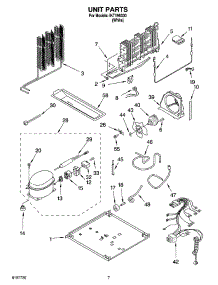 04 - Unit Parts parts for Whirlpool Refrigerator IKT196300 from AppliancePartsPros.com