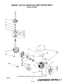 06 - Brake, Clutch, Gearcase, Motor And Pump parts for Whirlpool Washer LA5380XSW1 from AppliancePartsPros.com