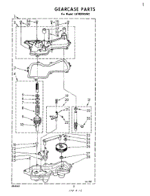 07 - Gearcase parts for Whirlpool Washer LA7800XKW2 from AppliancePartsPros.com