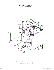 05 - Cabinet parts for Whirlpool Washer LB3000XKW0 from AppliancePartsPros.com