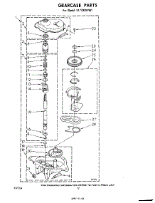 10 - Gearcase parts for Whirlpool Washer LA7700XPW1 from AppliancePartsPros.com