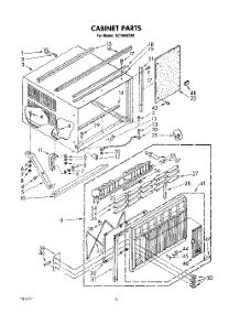 06 - Cabinet, Lit / Optional parts for Whirlpool Air Conditioner AC1604XR0 from AppliancePartsPros.com