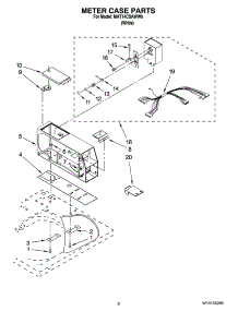 03 - Meter Case Parts parts for Maytag Washer MAT14CSAWW0 from AppliancePartsPros.com