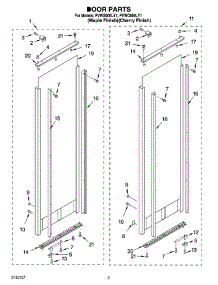 03 - Door Parts parts for Whirlpool Personal Valet System PVWS600LY1 from AppliancePartsPros.com