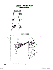 08 - Wiring Harness parts for Whirlpool Washer LA5550XPW1 from AppliancePartsPros.com