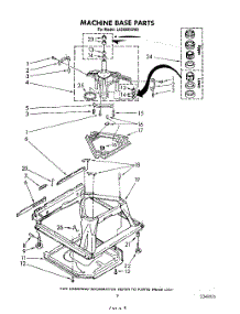 07 - Machine Base parts for Whirlpool Washer LA5600XSW0 from AppliancePartsPros.com