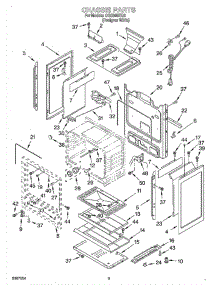 04 - Chassis parts for Whirlpool Range CGS365HQ6 from AppliancePartsPros.com