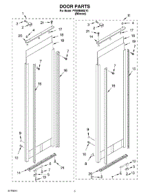 03 - Door parts for Whirlpool Personal Valet System PVWM600LY0 from AppliancePartsPros.com