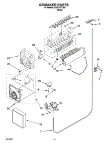 12 - Icemaker Parts, Optional Parts (Not Included) parts for Whirlpool Refrigerator IS25CFXTQ00 from AppliancePartsPros.com