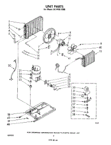 02 - Unit Parts parts for Whirlpool Air Conditioner ACP492XM0 from AppliancePartsPros.com