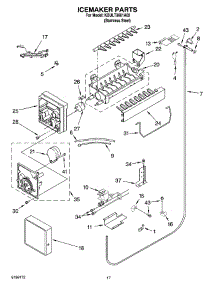 10 - Icemaker Parts parts for Kitchenaid Refrigerator KBULT3661A02 from AppliancePartsPros.com