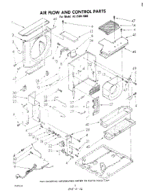 04 - Air Flow And Control, Lit / Optional parts for Whirlpool Air Conditioner AC2504XM0 from AppliancePartsPros.com