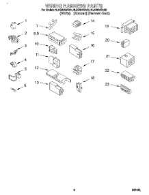 06 - Wiring Harness parts for Whirlpool Washer 8LSC8245AG0 from AppliancePartsPros.com