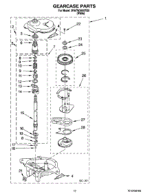 08 - Gearcase Parts, Optional Parts (Not Included) parts for Maytag Washer 3RATW3005TQ0 from AppliancePartsPros.com