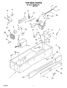 04 - Top Box parts for Whirlpool Personal Valet System PVWM600JY0 from AppliancePartsPros.com