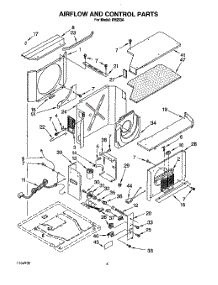 03 - Airflow And Control parts for Whirlpool Air Conditioner RH203A from AppliancePartsPros.com